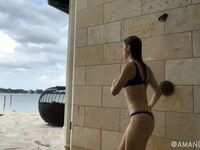 Amanda Cerny Bikini Ab Workout Livestream Leaked