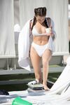 Madison Beer Camel Toe Bikini Set Leaked
