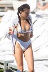 Madison Beer Camel Toe Bikini Set Leaked